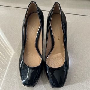 Black Antonio Melani Platform Heels Size 8